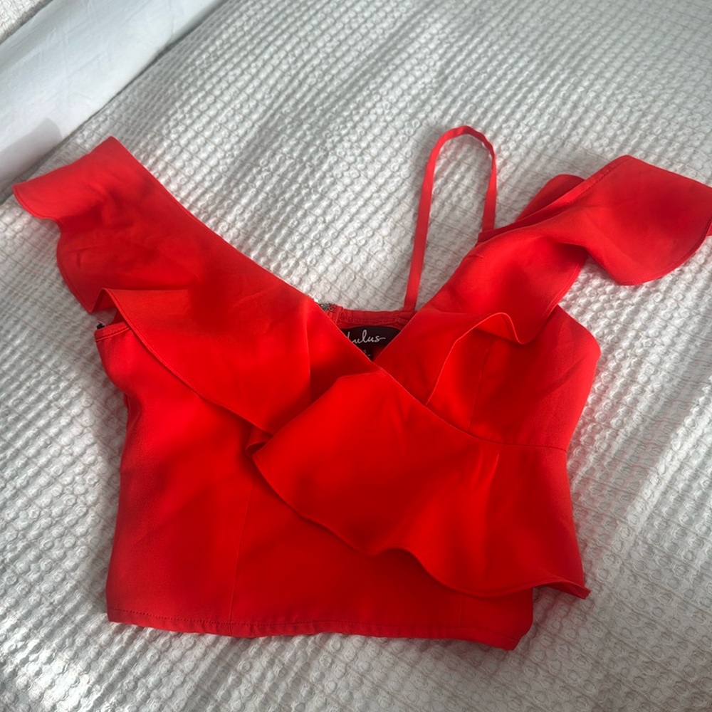 Lulus size small orange blouse